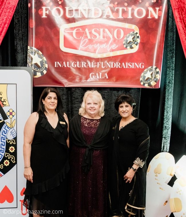 Seva Thrift store founder, Raj Arneja, to the right of Surrey Mayor Brenda Locke, to Mayor's left Raj's sister 