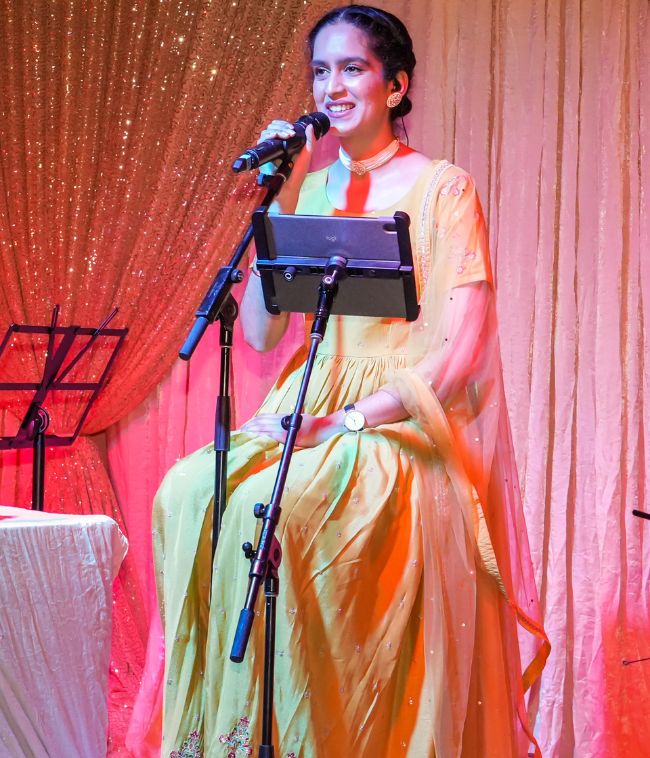 Amrita Kaur takes to the stage