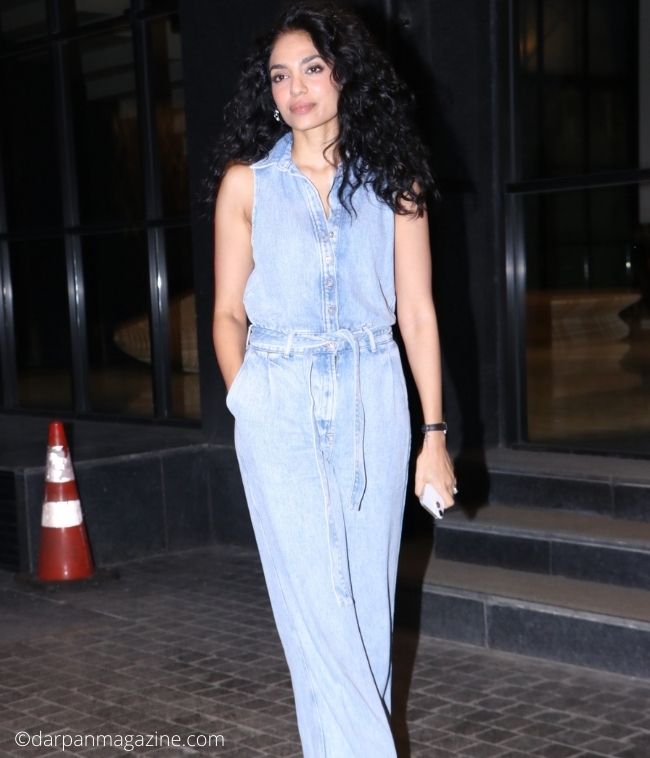 Sobhita Dhulipala gets papped in blue 