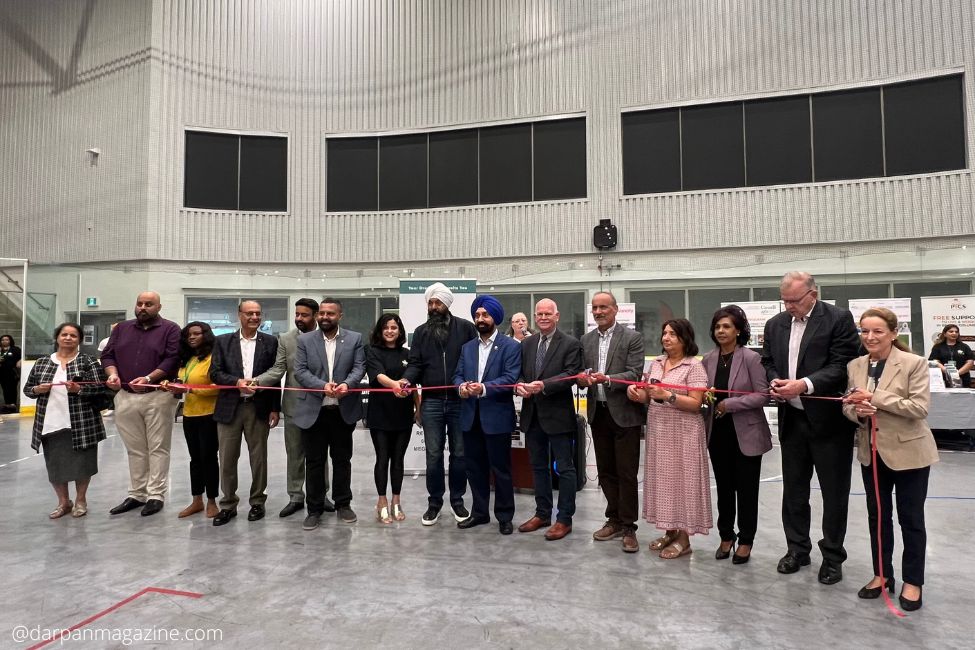 PICS Devinder Chattha, Kanwaldeep Ghuman, Inderjeet Hundal, Gurpal Dhaliwal, Raj Hundal, Palak Betab, MP Randeep Sarai, Satbir Cheema, MLA Garry Begg, MLA Harry Bains, MLA Jinny Sims, SBOT's Indra Bhan, MLA Bruce Ralston, & Councillor Linda Annis 