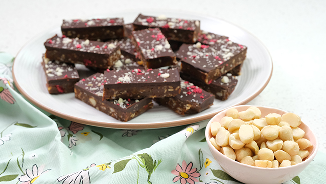Macadamia Nut & Date Bars