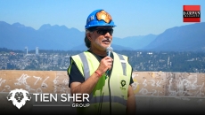 WATCH: Darpan Cruiser in Your City presents Tien Sher Group of Companies Flamingo Tower's Roof Topping Ceremony